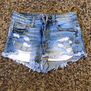 American Eagle Hi-Rise Festival Shorts